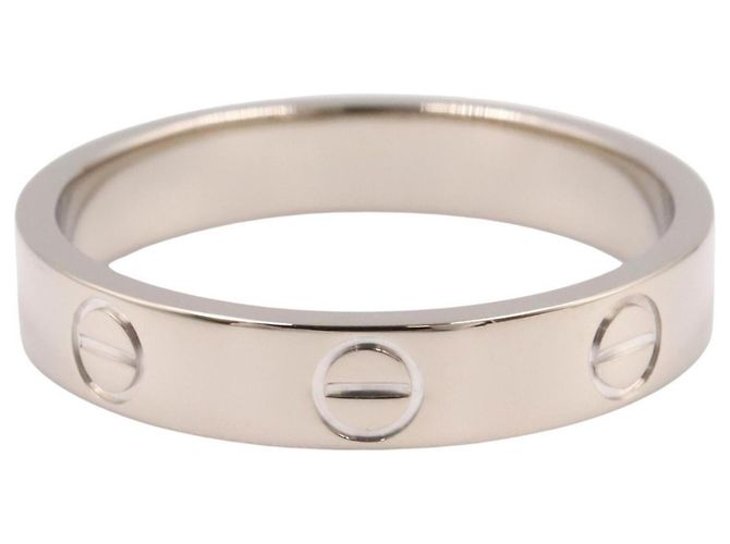 Cartier Mini Love Ring aus 18K Weißgold Silber - Ansicht 2