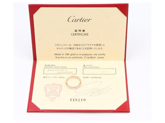 Cartier Mini Love Ring aus 18K Weißgold Silber - Ansicht 6