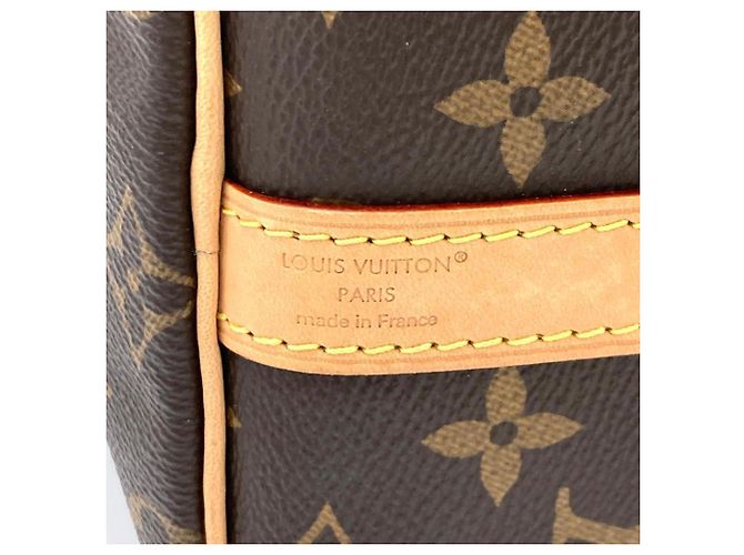 Borsa Louis Vuitton Speedy Bandoulière 25 Marrone Monogramma - vista 13