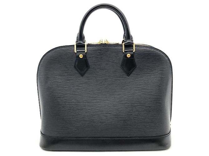 Borsa Alma Louis Vuitton in pelle Epi Nero - vista 3