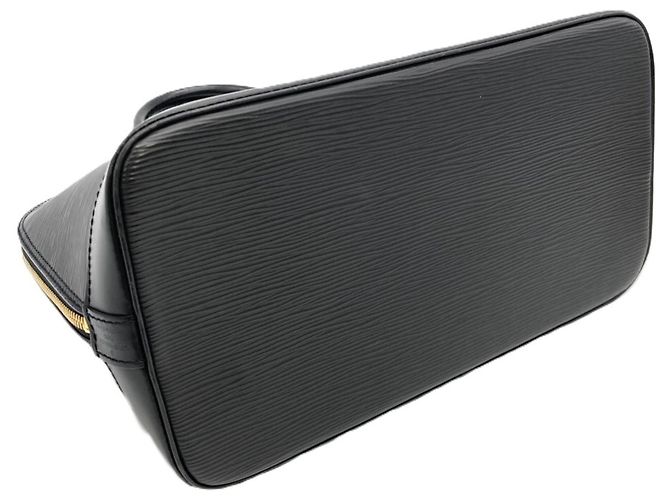 Borsa Alma Louis Vuitton in pelle Epi Nero - vista 4