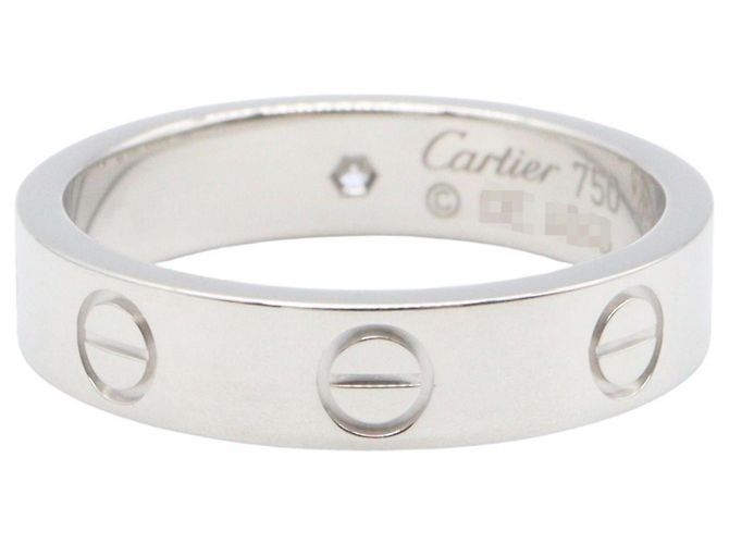 Bague Cartier Mini Love Argenté - vue 3