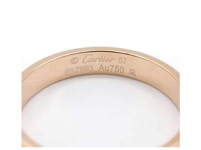 Anillo Mini Love de Cartier en oro rosa de 18K Dorado - vista 3