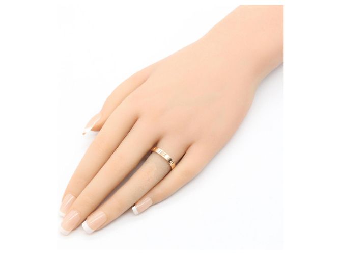 Anillo Mini Love de Cartier en oro rosa de 18K Dorado - vista 6