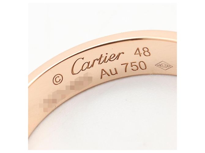 Anello Mini Love di Cartier in oro rosa 18K D'oro - vista 4