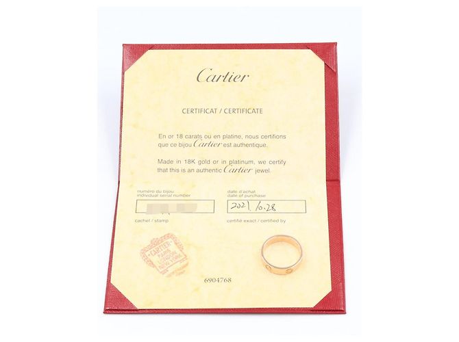 Anello Love di Cartier in oro rosa 18K D'oro - vista 6