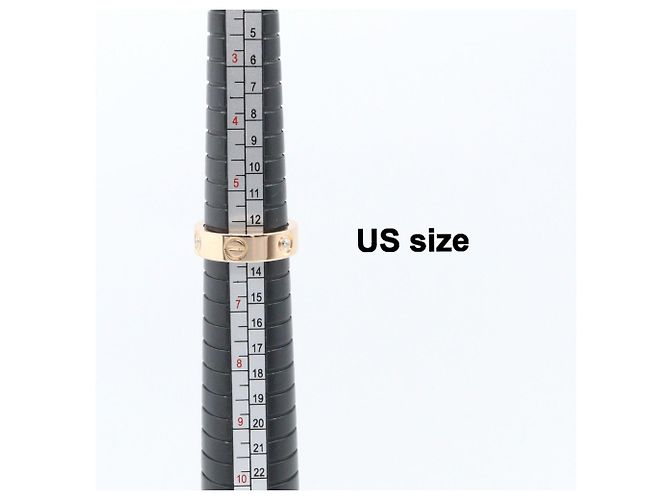Cartier Love Ring mit halbem Diamanten Golden - Ansicht 6
