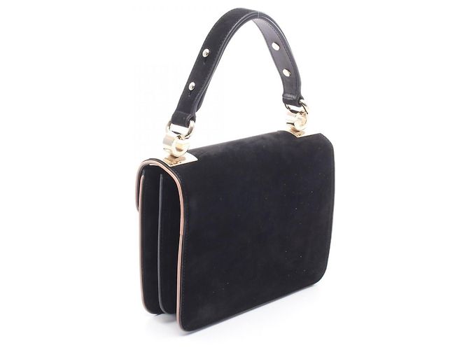 Borsa Gucci 1973 Flap Nero Rosa - vista 2