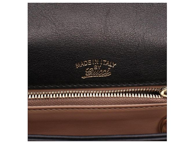 Borsa Gucci 1973 Flap Nero Rosa - vista 4