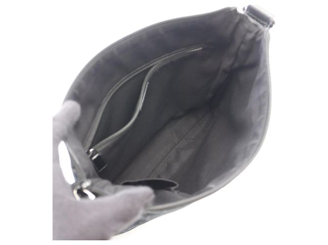 Borsa a Spalla Gucci GG Canvas Nero - vista 3
