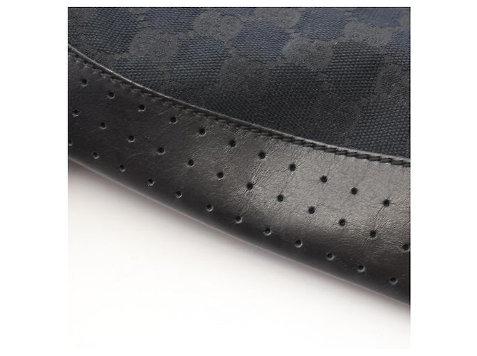 Borsa a Spalla Gucci GG Canvas Nero - vista 9