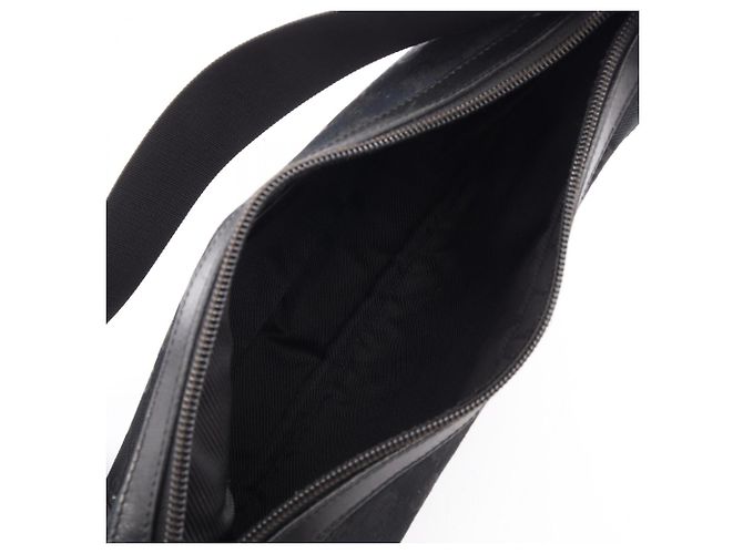 Borsa a Spalla Gucci GG Canvas Nero - vista 3