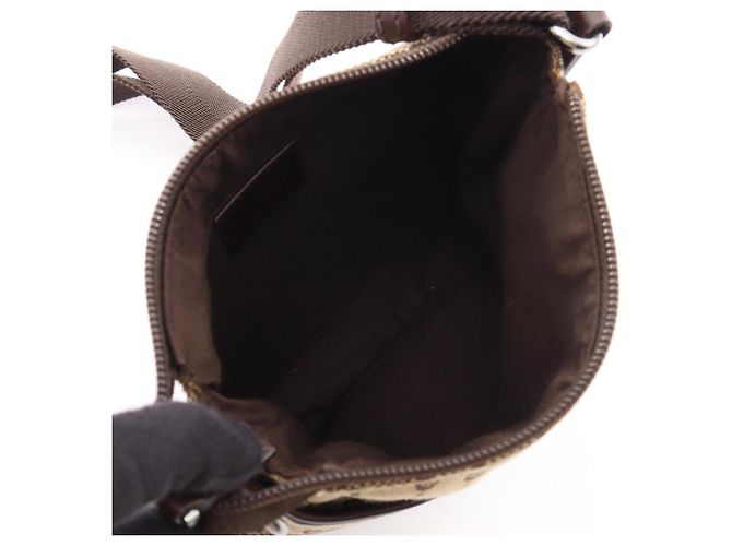 Borsa a tracolla Gucci GG Canvas Marrone Beige - vista 3