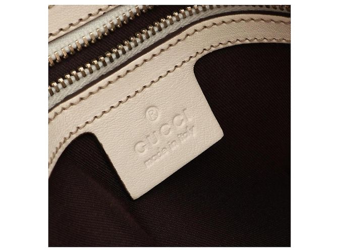 Borsa a Spalla Gucci GG Canvas Bianco Beige - vista 4