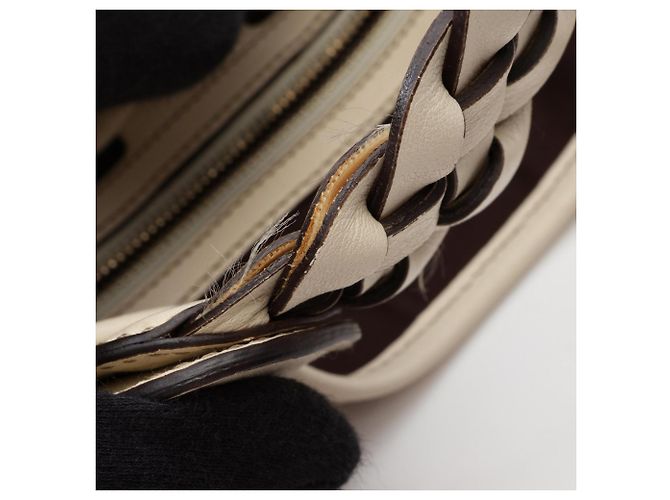 Borsa a Spalla Gucci GG Canvas Bianco Beige - vista 7