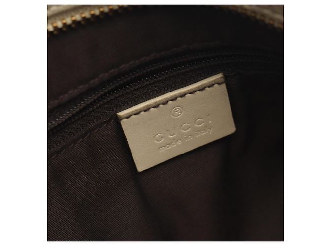 Borsa a Spalla Gucci GG Canvas Bianco Beige - vista 4