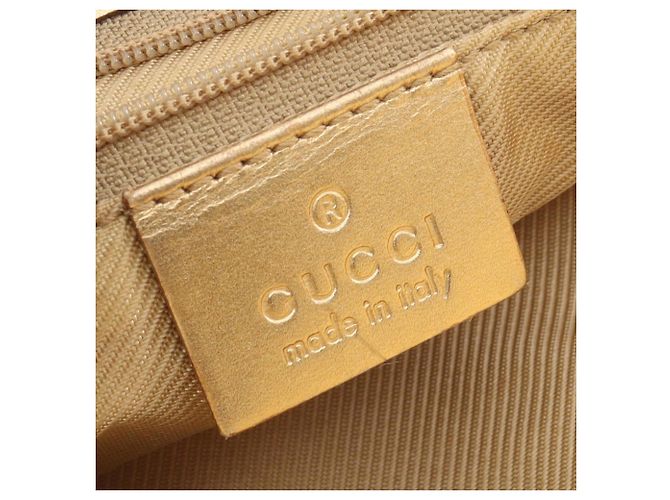 Borsa Tote Gucci GG Canvas D'oro - vista 4