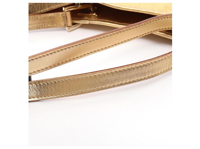 Borsa Tote Gucci GG Canvas D'oro - vista 9