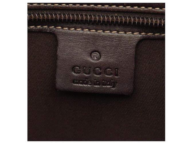 Borsa Tote Gucci GG Canvas Marrone Beige - vista 4
