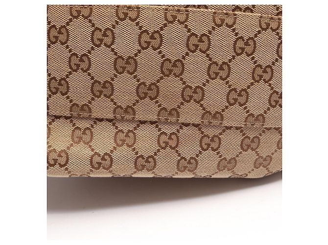 Borsa Tote Gucci GG Canvas Bianco Beige - vista 11
