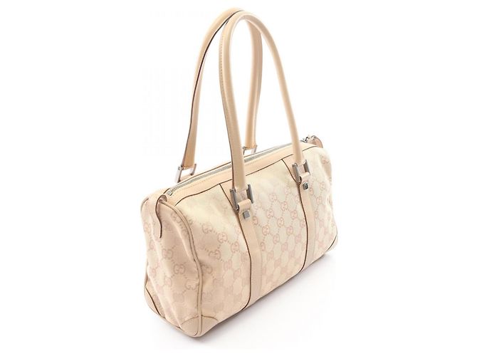 Borsa Gucci Beige GG Canvas - vista 2