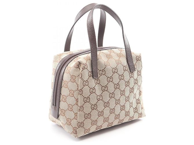 Borsa Gucci GG Canvas Marrone Beige - vista 2