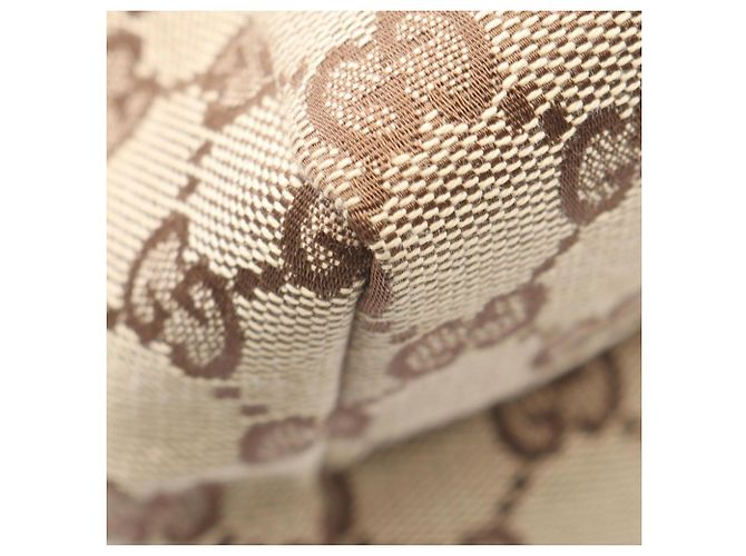 Borsa Gucci GG Canvas Marrone Beige - vista 5