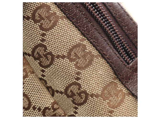 Borsa Gucci GG Canvas Marrone Beige - vista 8