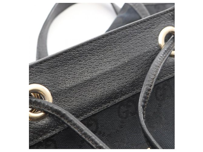 Zaino/Borsa Gucci GG Canvas Nero - vista 10