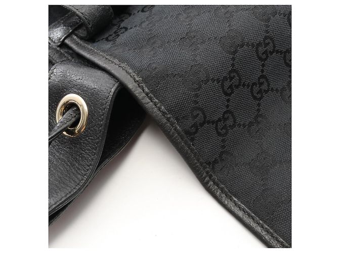 Zaino/Borsa Gucci GG Canvas Nero - vista 12