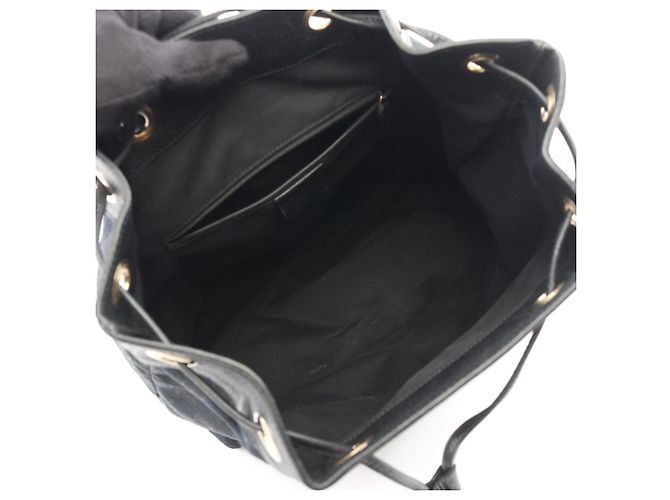 Zaino/Borsa Gucci GG Canvas Nero - vista 3