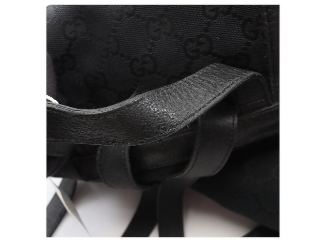 Zaino/Borsa Gucci GG Canvas Nero - vista 7