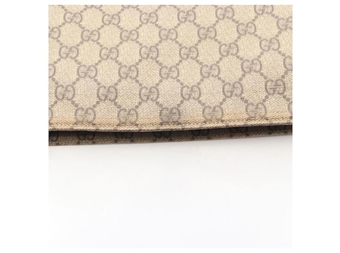 Borsa a tracolla Gucci GG Supreme Rosso Beige - vista 6