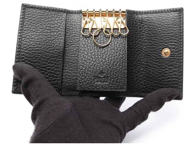 Gucci GG Marmont Petite 6-Ring Schlüsselcase Schwarz - Ansicht 3