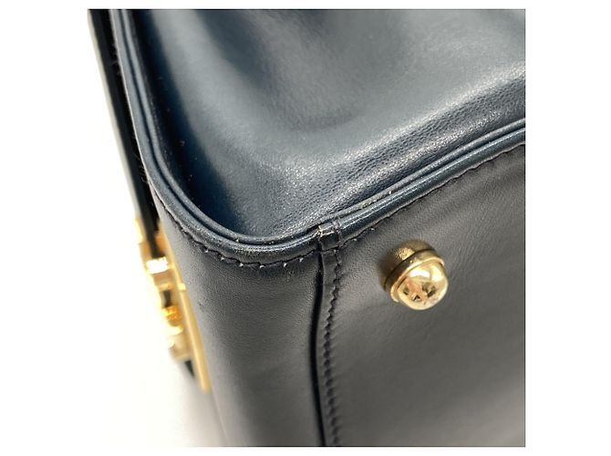 Vintage Handtasche Tiffany & Co. Marineblau - Ansicht 12