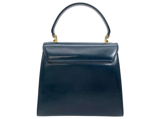 Vintage Handtasche Tiffany & Co. Marineblau - Ansicht 2