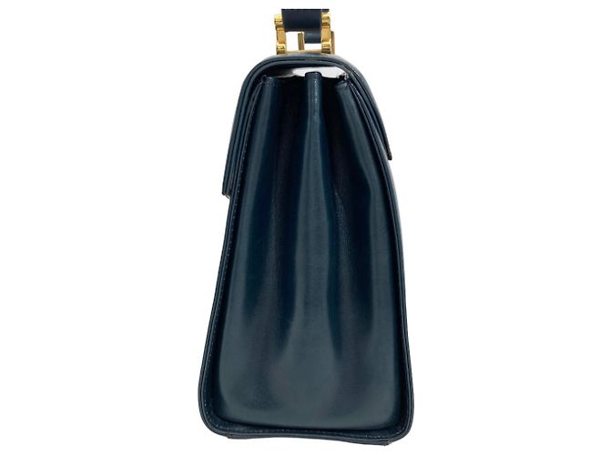 Vintage Handtasche Tiffany & Co. Marineblau - Ansicht 3