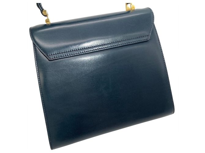Vintage Handtasche Tiffany & Co. Marineblau - Ansicht 5