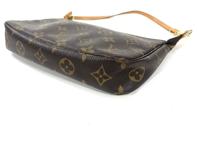 Pochette Accessoires Louis Vuitton Borsa a mano Marrone Monogramma - vista 2