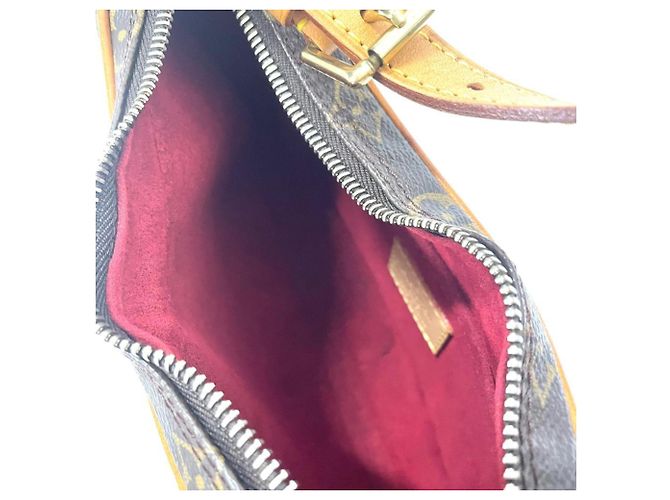 Pochette Croissant Louis Vuitton Borsa a Spalla Marrone Monogramma - vista 4