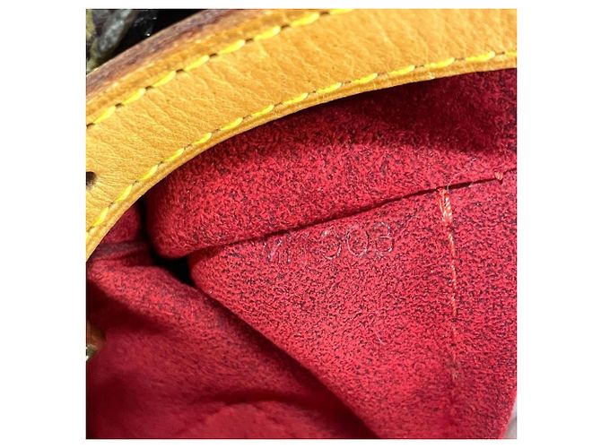 Pochette Croissant Louis Vuitton Borsa a Spalla Marrone Monogramma - vista 6