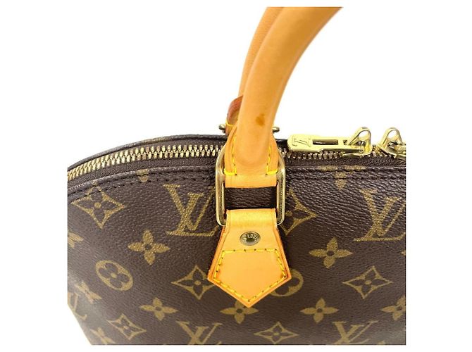 Borsa Louis Vuitton Alma PM Marrone Monogramma - vista 5