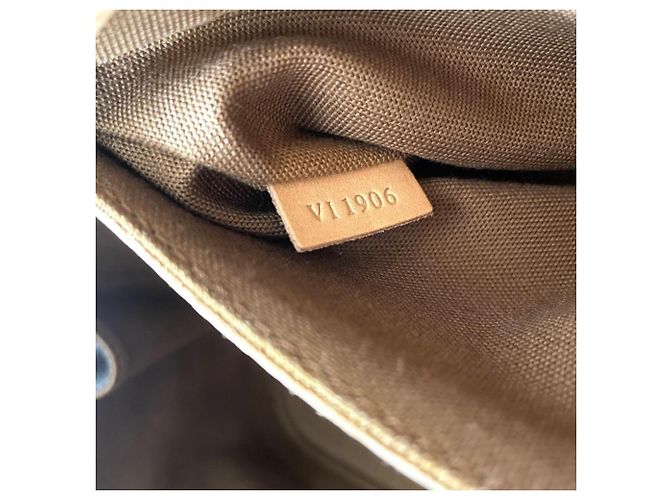 Borsa Louis Vuitton Alma PM Marrone Monogramma - vista 7