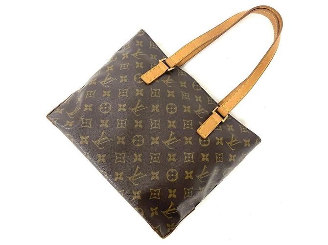 Borsa Tote Cabas Piano Louis Vuitton Marrone Monogramma - vista 3