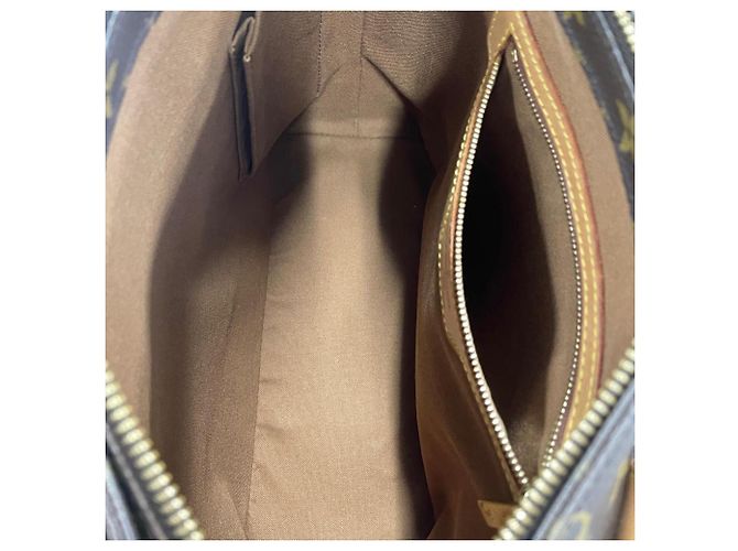 Borsa Tote Cabas Piano Louis Vuitton Marrone Monogramma - vista 5