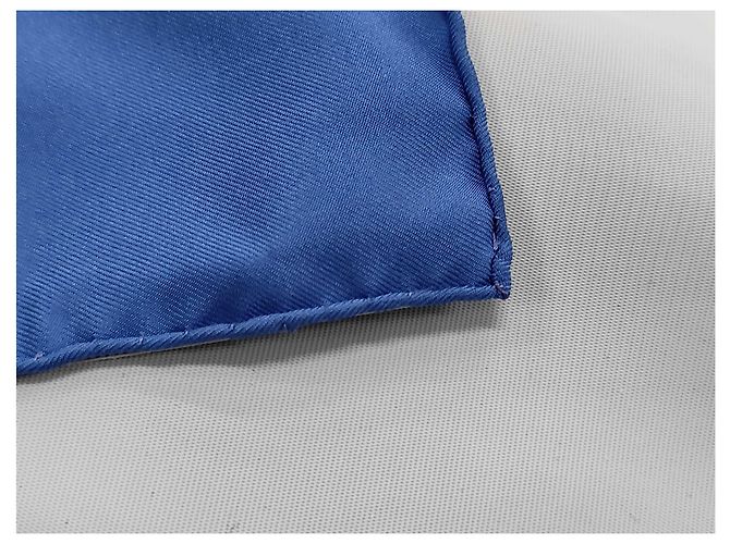 Hermès Hermes Carré 90 Seta multicolore 90 x 90 Blu - vista 7