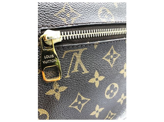 Borsa a tracolla Louis Vuitton Monogram Canvas Pochette Métis Marrone Monogramma - vista 12