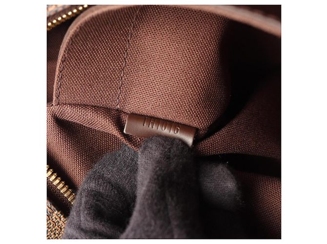 Borsa a tracolla Louis Vuitton Naviglio Damier Ebene Marrone - vista 5