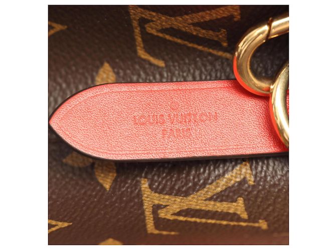 Néonoé Bolsa de Ombro Louis Vuitton NeoNoe Marrom Vermelho - vista 4