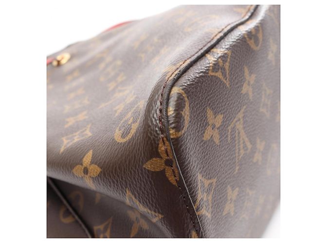 Néonoé Bolsa de Ombro Louis Vuitton NeoNoe Marrom Vermelho - vista 6